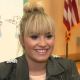 Demi Lovato chats with Access after speaking at The Young Women’s Leadership School in East Harlem about bullying. Why does she find herself hesitant to be critical of contestants on “The X Factor”?