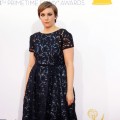 Lena Dunham arrives at the 64th Primetime Emmy Awards at Nokia Theatre L.A. Live in Los Angeles on September 23, 2012