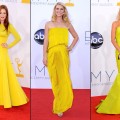 Julianne Moore, Claire Danes and Julie Bowen are gorgeous in yellow at the 2012 Emmys
