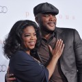 Oprah Winfrey and director/actor Tyler Perry arrive at the Los Angeles Premiere ‘Precious: Based On The Novel Push By Sapphire’ at Grauman’s Chinese Theatre, Hollywood, on November 1, 2009