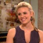 Maggie Grace stops by Access Hollywood Live on October 2, 2012
