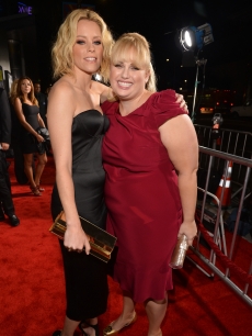 Elizabeth Banks and Rebel Wilson step out at the premiere of ‘Pitch Perfect’ at ArcLight Hollywood in Hollywood, Calif. on September 24, 2012 
