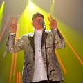 Mike Love of The Beach Boys performs during their final concert on their 50th Anniversary tour at Wembley Arena, London, on September 28, 2012