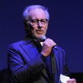 Director Steven Spielberg speaks onstage at NYFF 50th Anniversary surprise screening of ‘Lincoln’ at Alice Tully Hall, NYC, on October 8, 2012