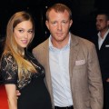 Jacqui Ainsley and Guy Ritchie attend the European premiere special screening of ‘The Dark Knight Rises’ in London on July 18, 2012