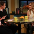 Lauren Conrad visits Billy Bush and Kit Hoover on Access Hollywood Live on October 11, 2012