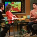 ‘The Price Is Right’s’ First male model Rob Wilson goes shirtless on Access Hollywood Live on October 11, 2012