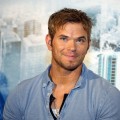 Kellan Lutz attends ‘Bait 3D’ press conference in Shanghai, China on October 11, 2012