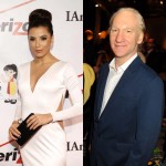 Eva Longoria and Bill Maher 