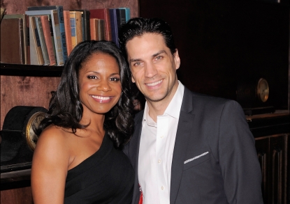 Audra McDonald and Will Swenson attend ‘The Gershwins’ Porgy and Bess’ Broadway opening night after party at The McKittrick Hotel on January 12, 2012 in New York City