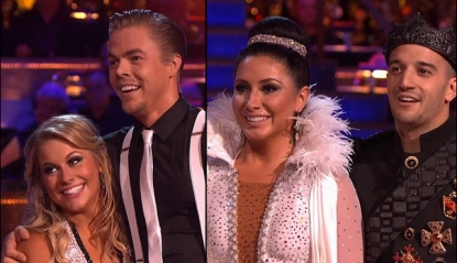 Shawn Johnson and Derek Hough, Bristol Palin and Mark Ballas