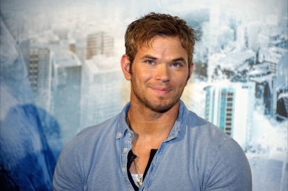 Kellan Lutz attends ‘Bait 3D’ press conference in Shanghai, China on October 11, 2012
