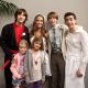 Denise Richards and her daughters with the cast of ‘Kickin’ It!’