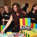 Mariska Hargitay lends a hand at a recent event sponsored by Joyful Hearts and KIND nutrition bars