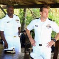 Andre Braugher as Capt. Marcus Chaplin with Scott Speedman as XO Sam Kendal in ABC’s ‘Last Resort’