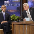 President Barack Obama during an interview with host Jay Leno on October 24, 2012