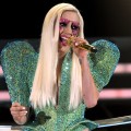 Lady Gaga onstage during the 52nd Annual GRAMMY Awards held at Staples Center in Los Angeles on January 31, 2010 