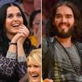 Katy Perry and Russell Brand separately attend a basketball game between the Dallas Mavericks and the Los Angeles Lakers at Staples Center in Los Angeles October 30, 2012