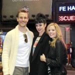 James Van der Beek, Dreama Walker, Krysten Ritter seen filming ‘Don’t Trust That B**** In Apt 23’ in New York City on October 23, 2012 