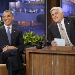 President Barack Obama during an interview with host Jay Leno on October 24, 2012