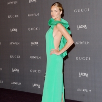 Rosie Huntington-Whiteley is  seen at LACMA 2012 Art + Film Gala Honoring Ed Ruscha and Stanley Kubrick presented by Gucci at LACMA in Los Angeles on October 27, 2012