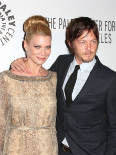 Laurie Holden and Norman Reedus attend The Paley Center for Media’s Annual Los Angeles Benefit at The Rooftop Of The Lot, Los Angeles, on October 22, 2012 