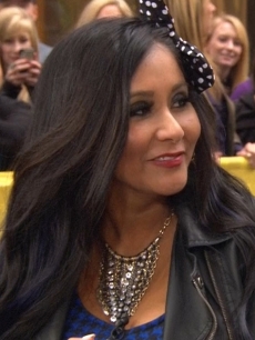 Nicole ‘Snooki’ Polizzi on Access Hollywood Live on October 25, 2012
