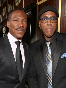 Eddie Murphy and Arsenio Hall arrive at Spike TV’s ‘Eddie Murphy: One Night Only’ at the Saban Theatre in Beverly Hills, Calif., on November 3, 2012