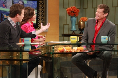 David Hasselhoff talks about his love life on the set of Access Hollywood Live on November 2, 2012