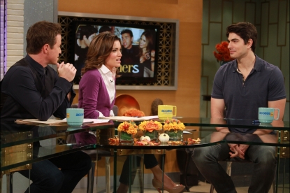 Brandon Routh on the set of Access Hollywood Live on October 19, 2012. 