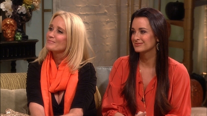 ‘The Real Housewives of Beverly Hills’ stars Kyle and Kim Richards stopped by Access Hollywood Live on October 31, 2012