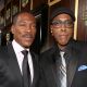 Eddie Murphy and Arsenio Hall arrive at Spike TV’s ‘Eddie Murphy: One Night Only’ at the Saban Theatre in Beverly Hills, Calif., on November 3, 2012