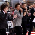 Zayn Malik, Harry Styles, Louis Tomlinson, Liam Payne and Niall Horan of One Direction perform on NBC’s ‘Today’ at Rockefeller Plaza on November 13, 2012 in New York City