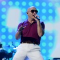 Pitbull performs onstage during rehearsals for the 40th American Music Awards held at Nokia Theatre L.A. Live in Los Angeles on November 16, 2012 
