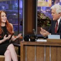 Lindsay Lohan visits ‘The Tonight Show with Jay Leno,’ Nov. 20, 2012