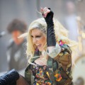 Ke$ha gets a kick out of her performance on NBC’s ‘Today’ show at Rockefeller Plaza in New York City on November 20, 2012
