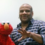 Kevin Clash and Elmo talk at the Apple Store Upper West Side in New York City on November 20, 2011 