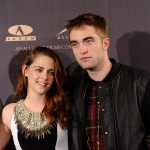Kristen Stewart and Robert Pattinson attend a photocall for ‘The Twilight Saga: Breaking Dawn Part 2’in Madrid on November 15, 2012 