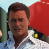 Larry Hagman on set of ‘Dallas’ in 1980 in Los Angeles