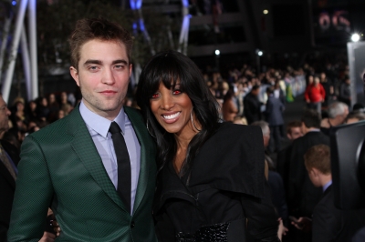 Robert Pattinson and Shaun Robinson pose at “The Twilight Saga: Breaking Dawn - Part 2” Hollywood premiere
