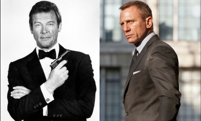 Sir Roger Moore, Daniel Craig