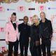 Adrian Young, Tony Kanal, Gwen Stefani and Tom Dumont of No Doubt arrive at the MTV EMA’s 2012 at Festhalle Frankfurt on November 11, 2012 in Frankfurt am Main, Germany
