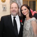 Harvey Weinstein and Georgina Chapman attend a reception for the screening of ‘The Intouchables’ at the French Embassy in New York City on April 30, 2012 