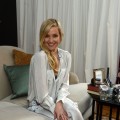 An all-smiles Kate Hudson poses during an Almay makeup Launch event at The NoMad Hotel on December 3, 2012 in New York City