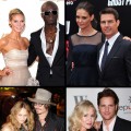 Stars who split in 2012: Heidi and Seal, Katie and Tom, Vanessa and Johnny, Jennie and Peter