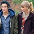 One Direction’s Harry Styles and Taylor Swift show off their new relationship with a date to the Central Park Zoo in New York City on December 2, 2012  