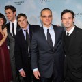 Rosemarie Dewitt, John Krasinski, Gus Van Sant, Matt Damon and Scoot McNairy attend ‘Promised Land’ premiere at AMC Loews Lincoln Square 13 theater on December 4, 2012