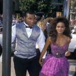 Mike Tyson and Robin Givens attend 40th Annual Primetime Emmy Awards at the Pasadena Civic Auditorium, Pasadena, on August 28, 1988