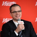 Matt Damon speaks at the 2012 Variety Screening Series of ‘Promised Land’ on December 10, 2012 in Los Angeles