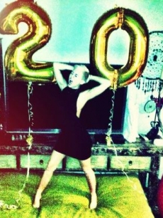 Miley Cyrus celebrates her 20th birthday on November 23, 2012